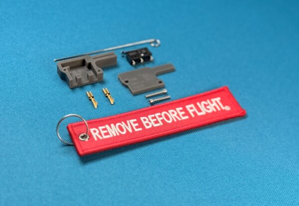 Micro Pin Switch & Remove Before Flight Tag for 3" Airframe