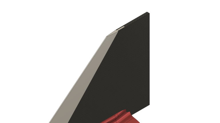 Swept Delta Split Bracket - Laminate 13