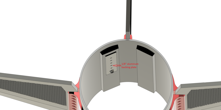 Swept Delta Split Bracket - Laminate 3 - Copy